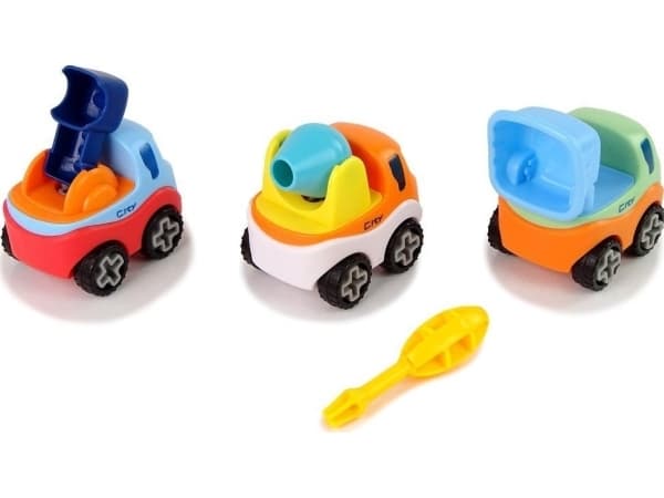 LeanToys 3 bilar att ta isär byggbara bilar Skruvmejsel