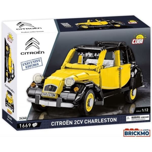 Modellsats - CITROEN - 2CV CHARLESTON E.E - 1630 PCS - Skala 1/12 - Interiör