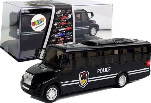 Lean Sport Bus Police Black med Stretch Sound