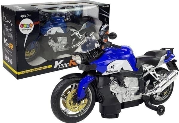 Lean Sport Batteridriven motorcykel blå