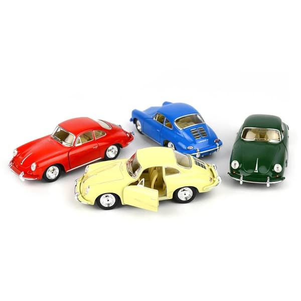 Porsche Carrera Car with pullback Green