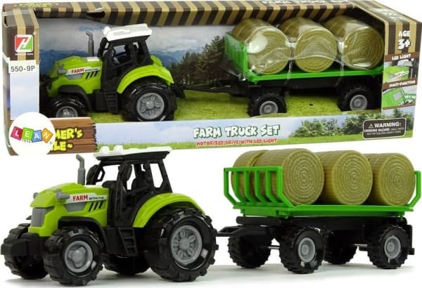 Traktor med släpvagn