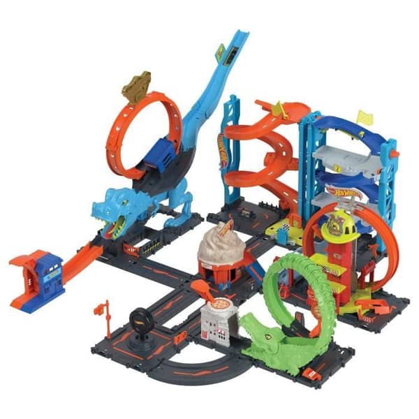 Hot Wheels - Attack of the T-Rex - Set med 1 bil liten bil - Fordon - från 4 år och uppåt