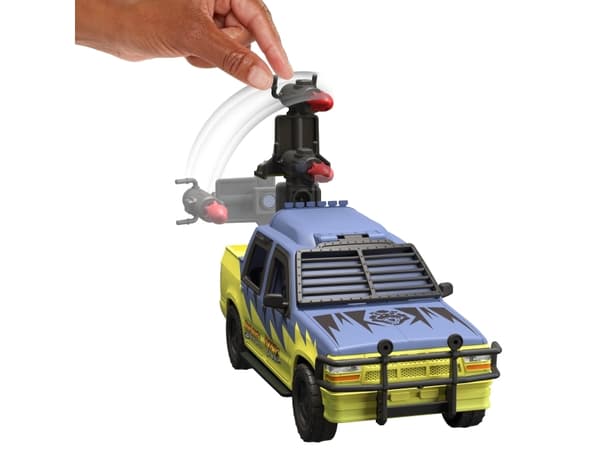 Jurassic World JURASSIC PARK TRACK & EXPLORE VEHICLE Set, Bil, Jurassic World, 4 År, Plast, Blå, Orange, Gul