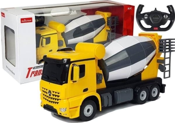Rastar Bil R/C Mercedes-Benz Arocs Rastar 1:14 Gul med fjärrkontroll