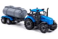 Miniatyrbild 1 av 2: Traktor med tankvagn 37x10x11cm, blå