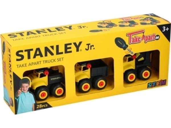 Set of 3 MINI STT010-S3-SY STANLEY Jr vehicles