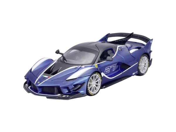 Bburago Ferrari R&amp;P FXX-K EVO, sininen #27 1:18 pienoismalliauto 1:18