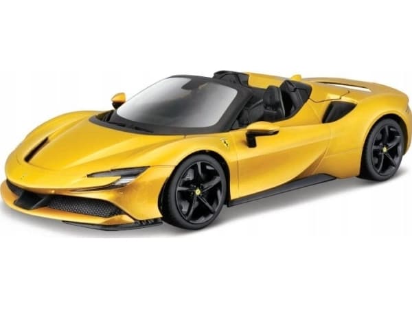 BBURAGO Ferrari SF90 Stradale Assetto Fiorano 1:18, Superbil, Montert på forhånd, 1:18, Ferrari SF90 Stradale Assetto Fiorano, Alle kjønn, Metall, Pl