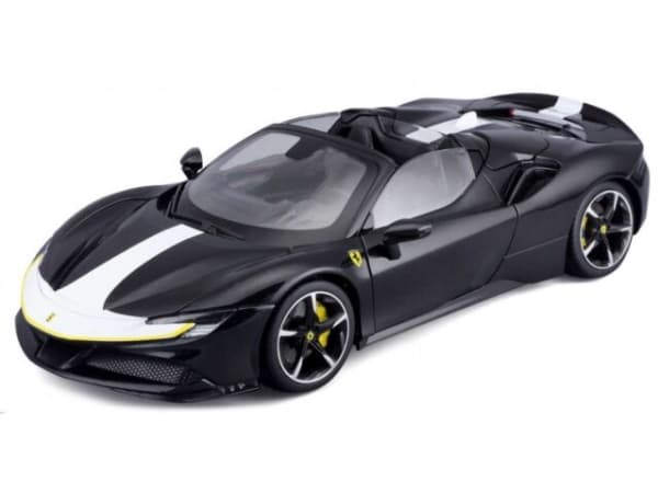 BBURAGO Ferrari SF90 Stradale Assetto Fiorano 1:18, Superbil, Montert på forhånd, 1:18, Ferrari SF90 Stradale Assetto Fiorano, Alle kjønn, Metall, Pl
