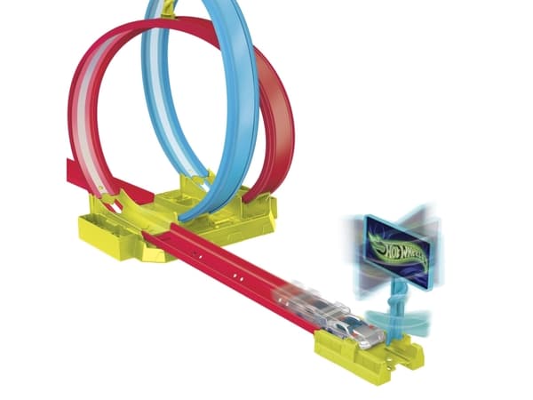 Hot Wheels Action Neon Laser Stunt Slamway