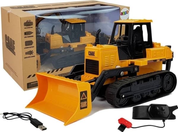 Lean Cars Käden eleet - kauko-ohjattava puskutraktori Puskutraktori Caterpillar