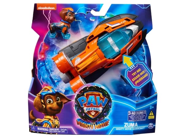 PAW Patrol The Mighty Movie Jet Boat & Zuma, Vene, PAW Patrol, 3 vuosi/vuosia, LR44, Muovi, Musta, Oranssi