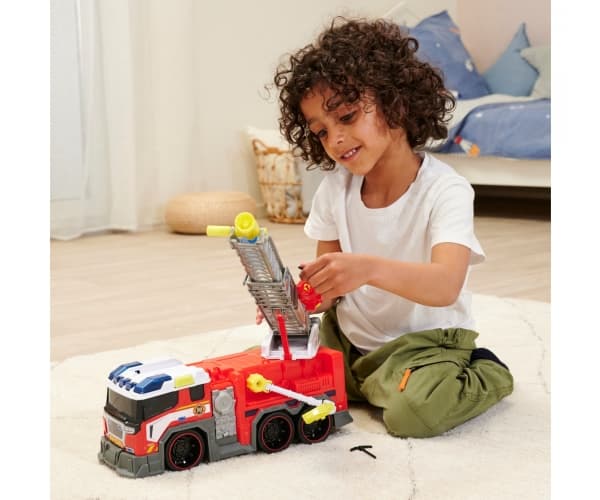 Dickie Toys 203307000, Brandbil, 3 År, AA, Svart, Blå, Röd, Vit, Gul