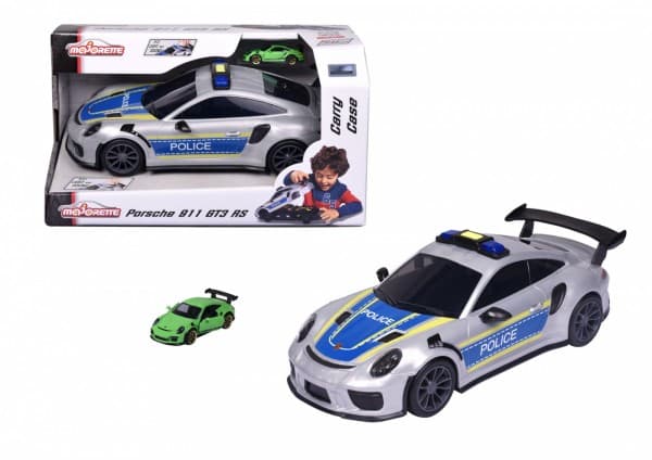 Simba Majorette Majorette Porsche politibil + 1 kjøretøy