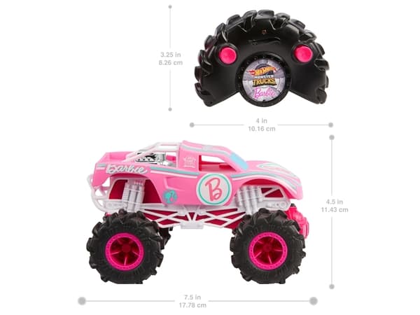 Hot Wheels HNV02, Monster truck, 4 vuosi/vuosia, AA, Muovi, Vaaleanpunainen
