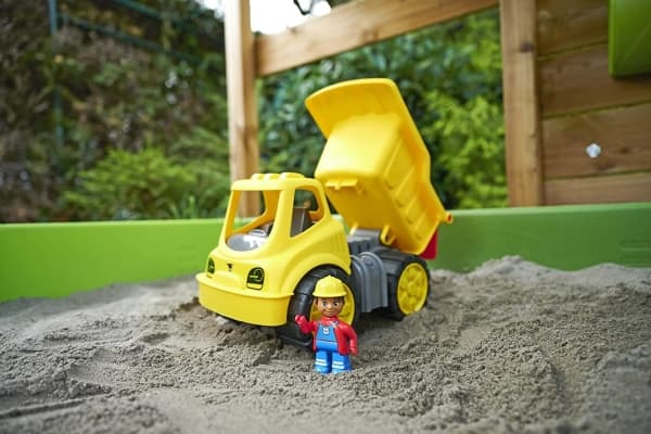 BIG Power-Worker Kipper + Figur, Dumper, 2 år, Sort, Gult