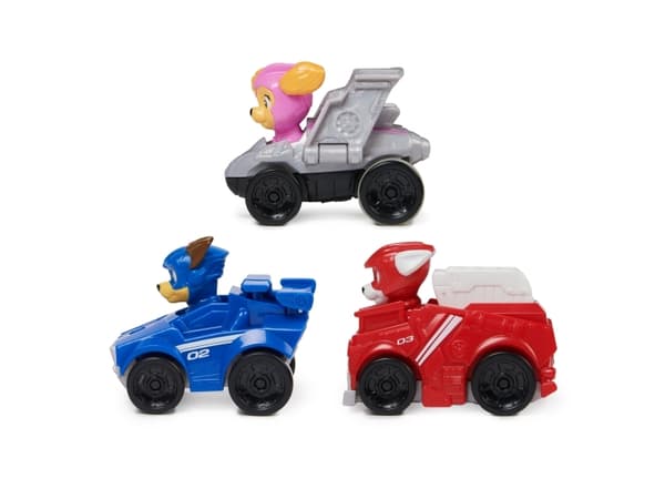 PAW Patrol The Mighty Movie Pup Squad Vehicle Gift Pack, Ajoneuvosetti, PAW Patrol, 3 vuosi/vuosia, Muovi, Monivärinen