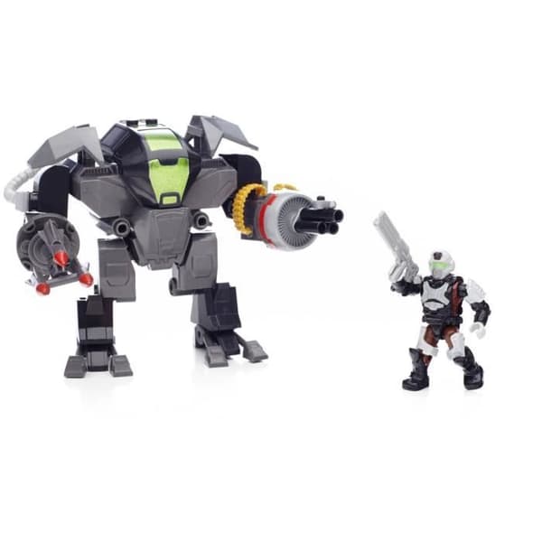 Byggleksak - Megabloks - Cyclops Heavy Assault unik vinge - 76 delar - Unik färg