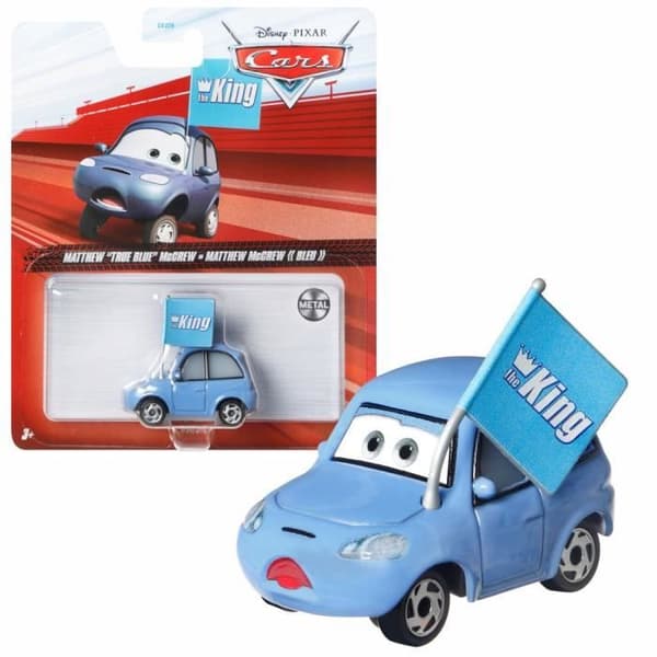 Disney Cars Die Cast 1:55 Bil - Mattel - Racing Style - Röd