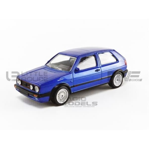 Miniatyrsamlingsbil - NOREV 1/43 - VOLKSWAGEN Golf II GTI G60 - 1990 - Blå - 840064