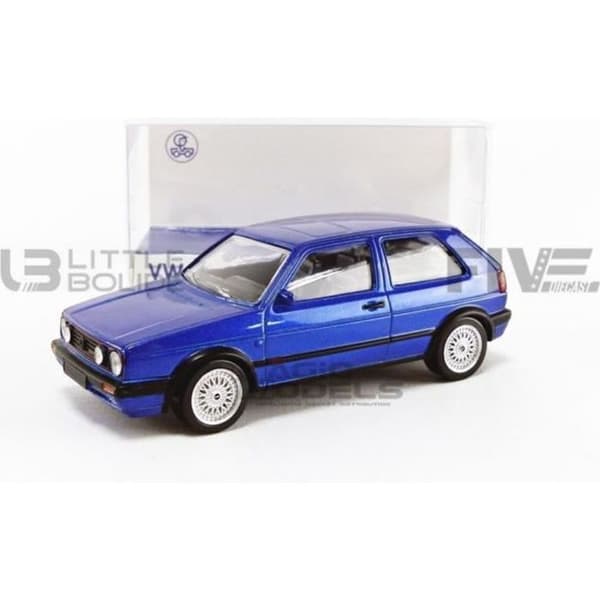 Miniatyrsamlingsbil - NOREV 1/43 - VOLKSWAGEN Golf II GTI G60 - 1990 - Blå - 840064
