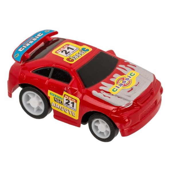 2-Pack - Leksaksbil / Racerbil - Dra bakåt förmåga