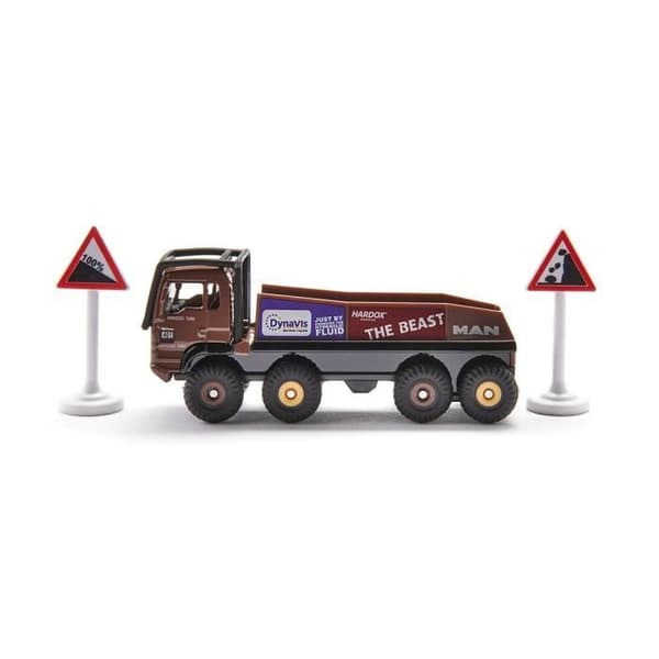 Lastbil - Siku - MAN TGS 35 480 HS Schoch 8x8 - 3 delar - Svart - Utomhus