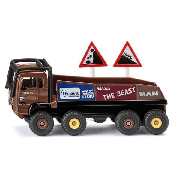 Lastbil - Siku - MAN TGS 35 480 HS Schoch 8x8 - 3 delar - Svart - Utomhus
