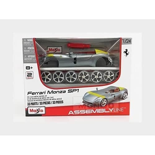 Bilmodell - MAISTO - Ferrari Monza SP-1 - Blandade färger - Interiör - Barn