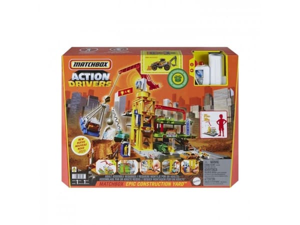 MATCHBOX Real Life Adventures Construction Zone Light and Sound Set HPD63 p2 MATTEL