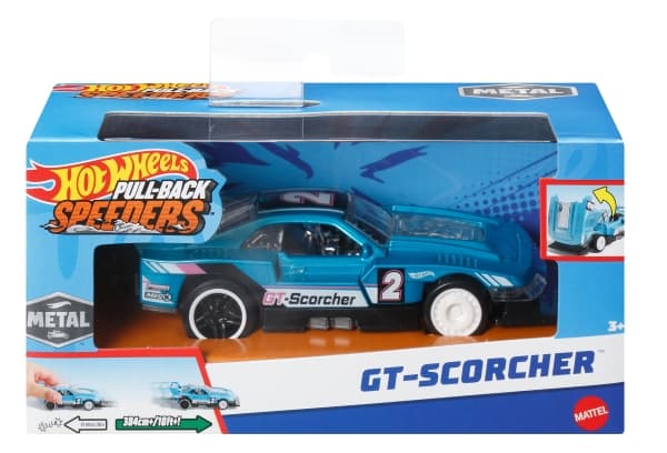 Hot Wheels Pull-Backs 1:43 Asst. CDU