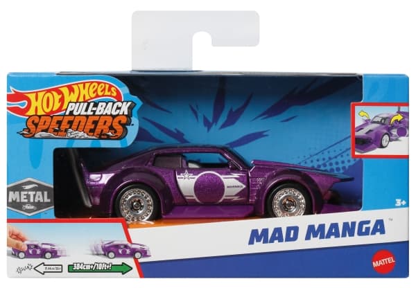 Hot Wheels Pull-Backs 1:43 Asst. CDU