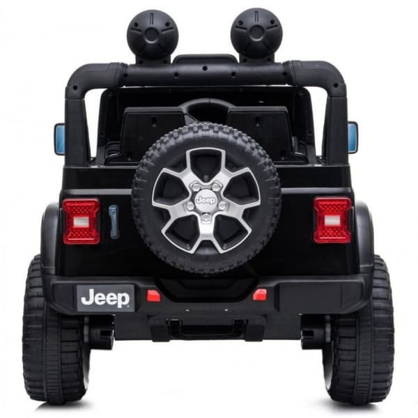 Jeep Wrangler Rubicon 12V -elbil, svart