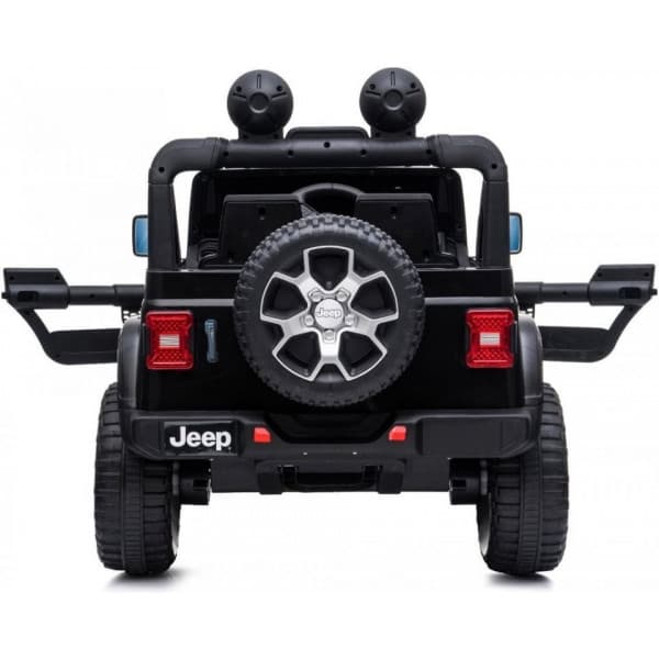 Jeep Wrangler Rubicon 12V -elbil, svart