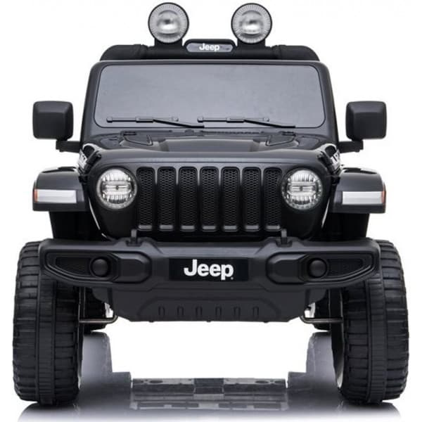 Jeep Wrangler Rubicon 12V -elbil, svart