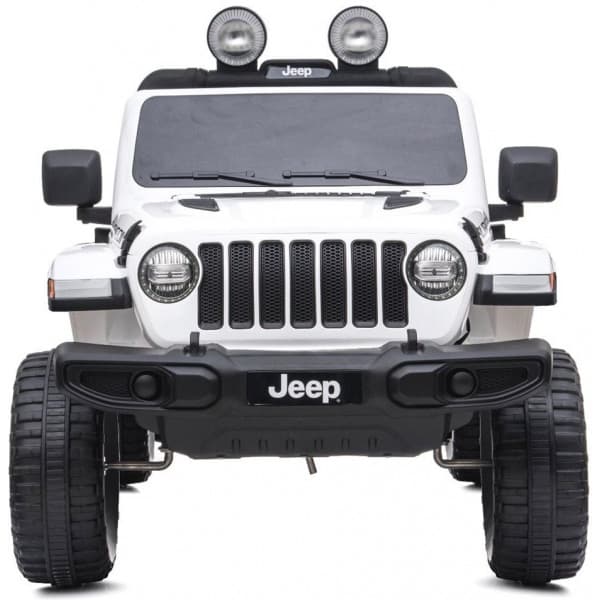 Jeep Wrangler Rubicon 12V -elbil, vit