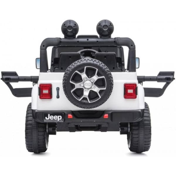 Jeep Wrangler Rubicon 12V -elbil, vit