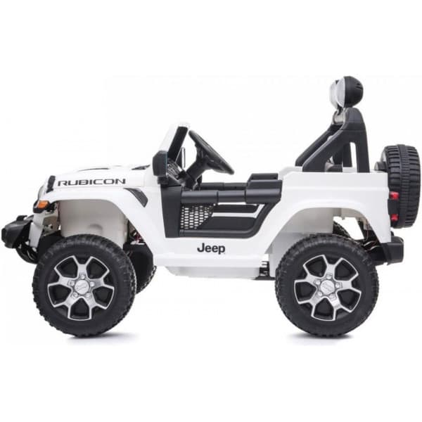 Jeep Wrangler Rubicon 12V -elbil, vit