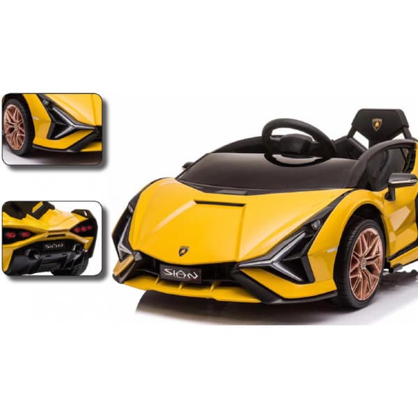 Lamborghini Sian 12V -elbil, gul