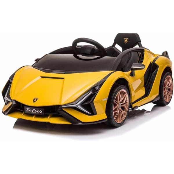Lamborghini Sian 12V -elbil, gul