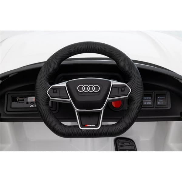 Audi RS e-tron GT -elbil, hvid