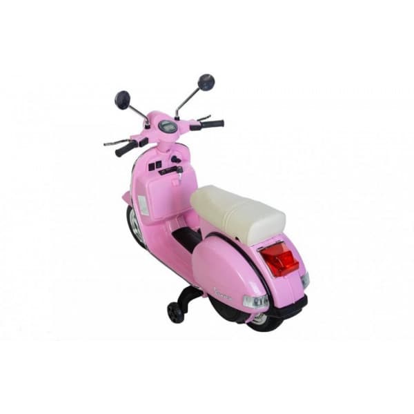 Vespa PX150 12V -elektrisk knallert, lyserød
