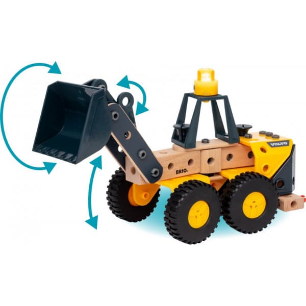 BRIO Builder 34598 - Volvo hjullæsser