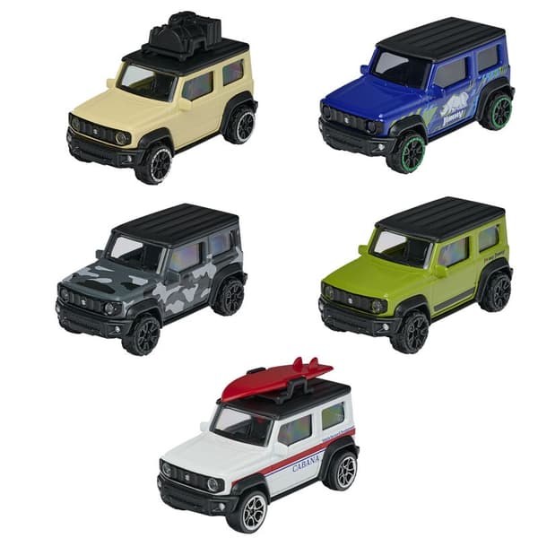 Set 5 Suzuki Jimy metal cars 7,5cm