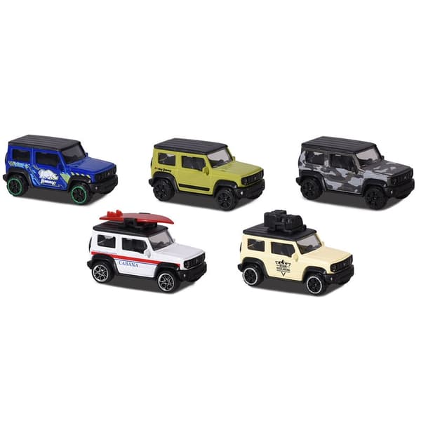 Set 5 Suzuki Jimy metal cars 7,5cm
