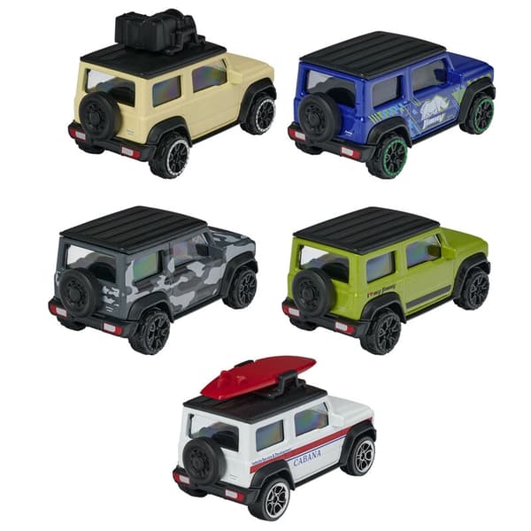 Set 5 Suzuki Jimy metal cars 7,5cm