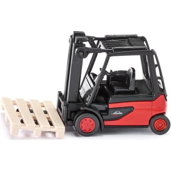 Gaffeltruck - SIKU - Modelltro - Mobil gaffel - Mobil lyftmast - Röd