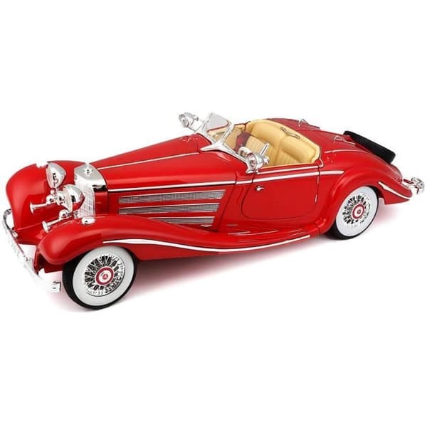 Samlarfordon - MAISTO - Mercedes Benz 500K Spezialroadster - Röd - 14 år och äldre