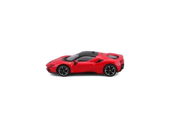 BBURAGO Ferrari SF90 Stradale 1:43, Modellsuperbil, Förmonterad, 1:43, Ferrari SF90 Stradale, Alla, Metall, Plast